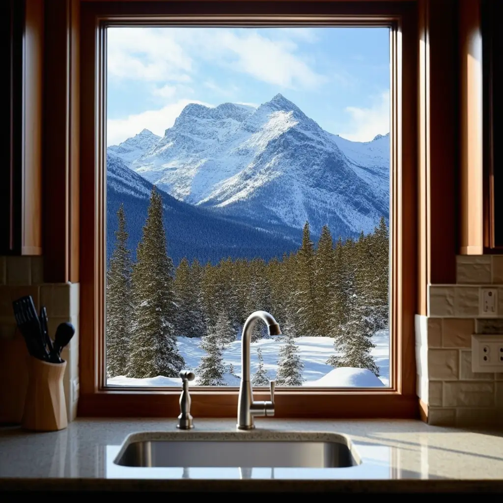 Energy-efficient windows for Calgary homes, supplied and installed by Pitbull Doors.